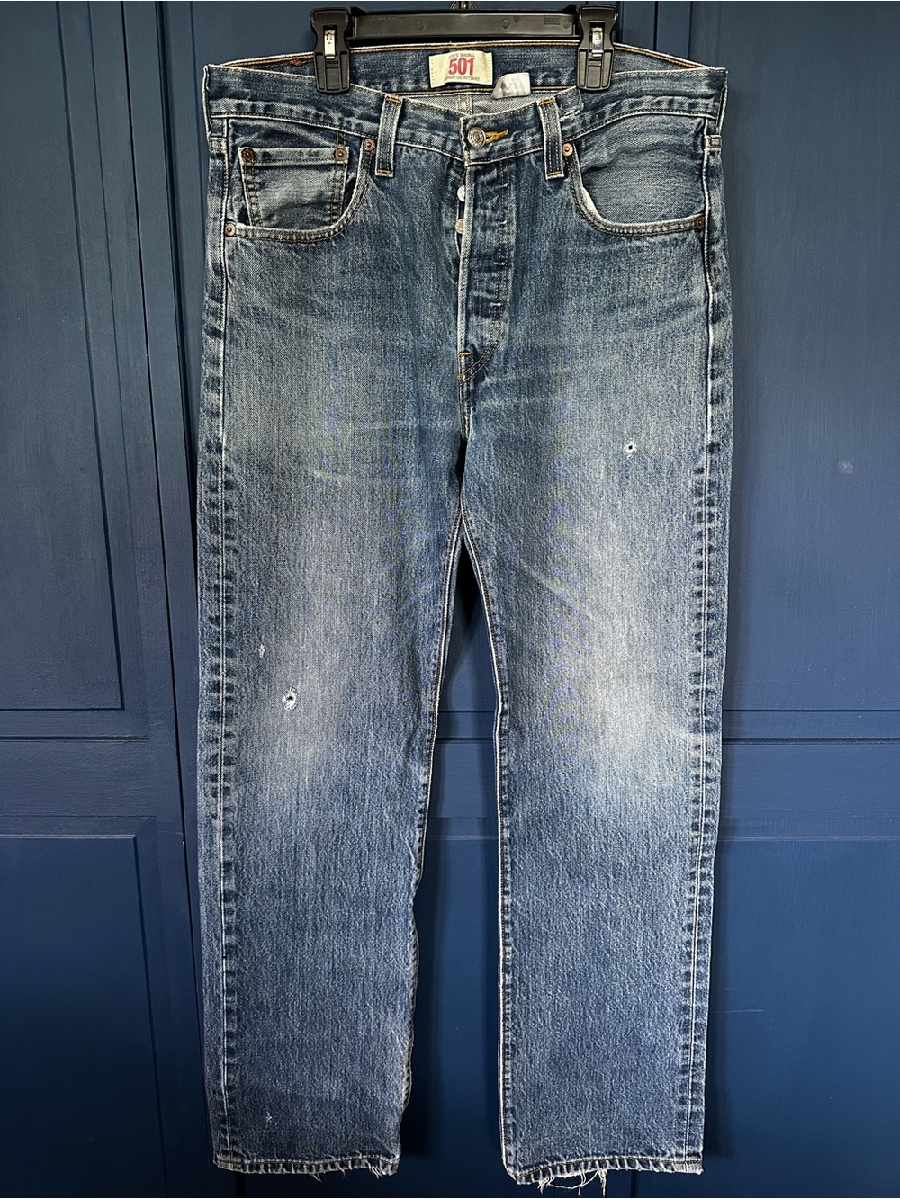 Levi's 501 Straight Men’s Jeans - Medium Blue Wash